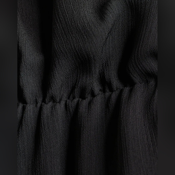 Express Ruffle Tie V-Neck Long Sleeve Romper Size Large - Picture 6 of 14